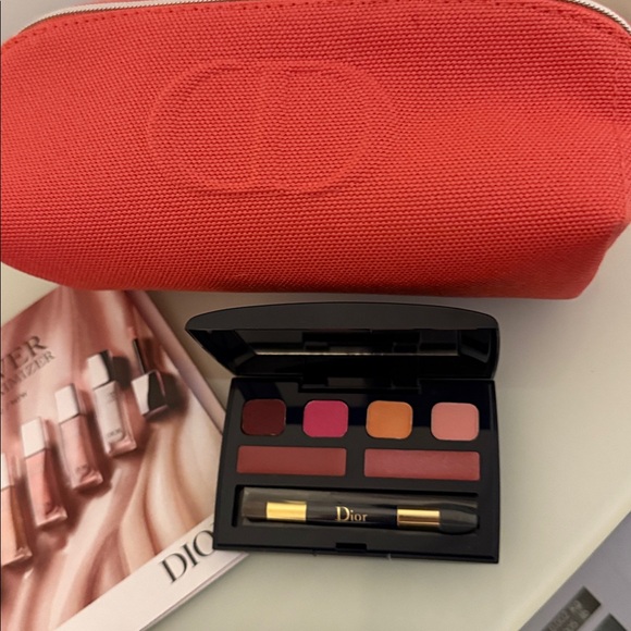 Dior Ombres Eyeshadow Rouge Makeup Palette Compact & Red Cosmetic Case 4 piece - Picture 4 of 6